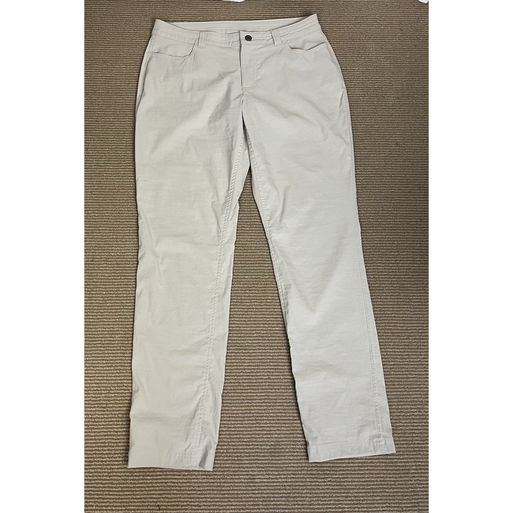 Eddie Bauer Straight Fit Women's Size 10 Chino Casual Pants Nylon Blend